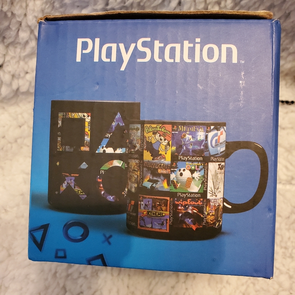 Playstation Gaming Heat Change Coffee Mug Paladone Sony Video Games Collectible - Picture 3 of 8